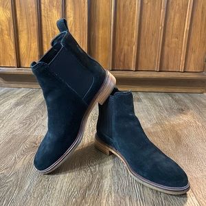 Clarks Suede Chelsea Boots
